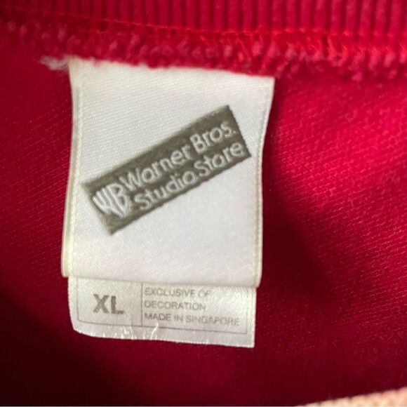 Vintage 90s Warner Bros Bugs Bunny, Elmer Fudd, Daffy Duck Taz Marvin Martian XL - Picture 3 of 6